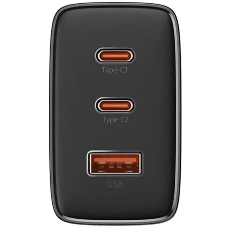 Сетевое зарядное устройство Baseus Cube Pro 2C+U (65W) P10152301113-00 - Black: фото 2 из 23