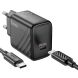 Сетевое зарядное устройство Hoco CS22A Value PD30W + кабель Type-C to Type-C - Black (960112B). Фото 4 из 9