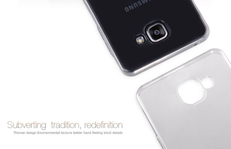 Силиконовая накладка NILLKIN Nature TPU для Samsung Galaxy A5 (2016) - Gold: фото 9 з 16