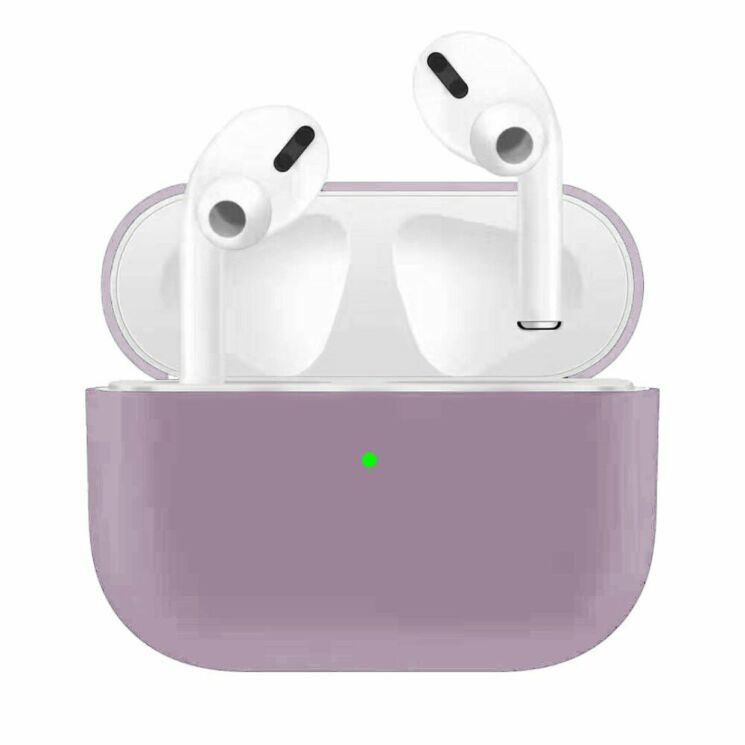 Силіконовий чохол Deexe UltraSlim Case для Apple AirPods Pro - Lilac: фото 1 з 1