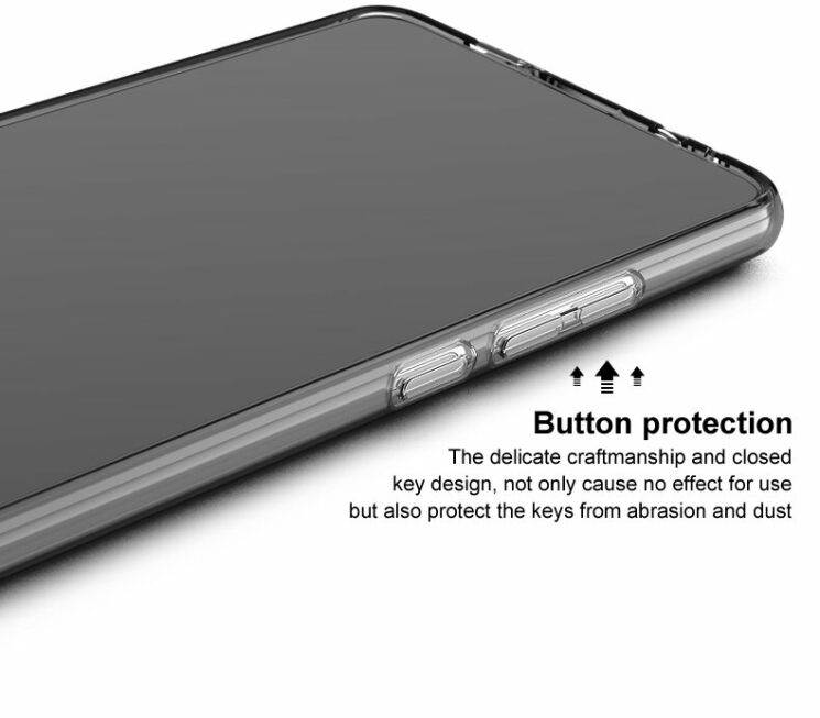 Силіконовий чохол IMAK UX-5 Series для Samsung Galaxy S20 (G980) - Transparent: фото 11 з 14