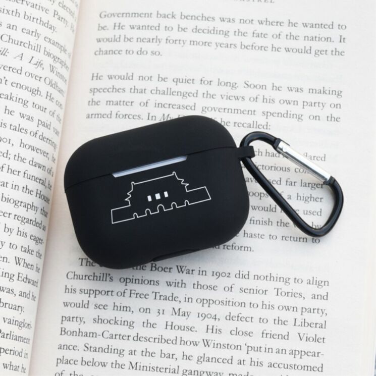Силиконовый чехол UniCase Black Style для AirPods Pro - Tian'anmen Square: фото 2 из 7