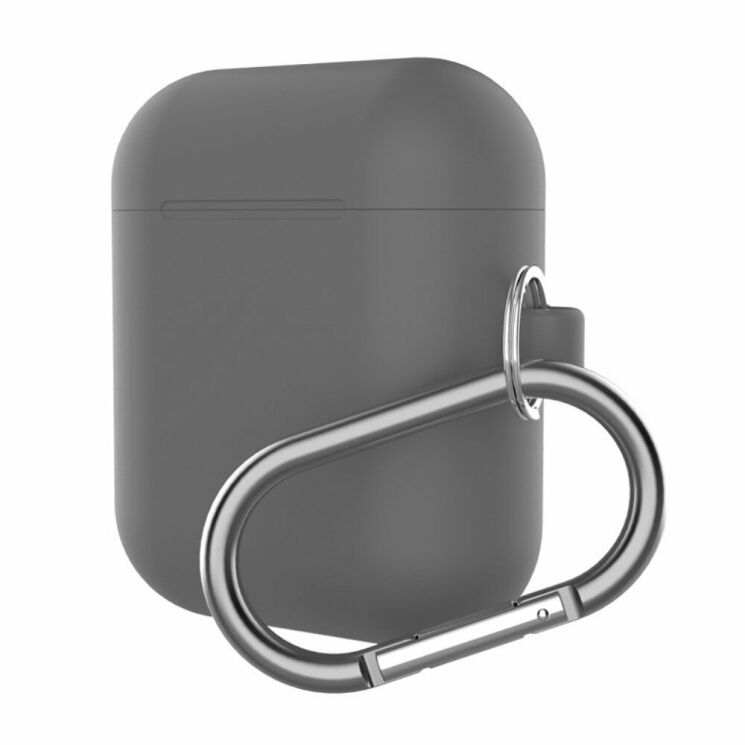 Силиконовый чехол UniCase Protective Case для Apple AirPods 1 / 2 - Grey: фото 1 из 2