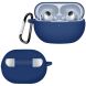 Силиконовый чехол UniCase Protective Color для Huawei FreeBuds Pro 4 - Dark Blue (378400DB). Фото 2 из 8