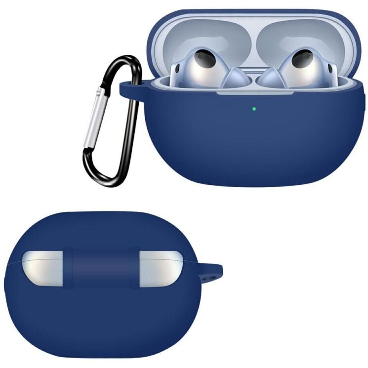 Силиконовый чехол UniCase Protective Color для Huawei FreeBuds Pro 4 - Dark Blue: фото 2 из 8