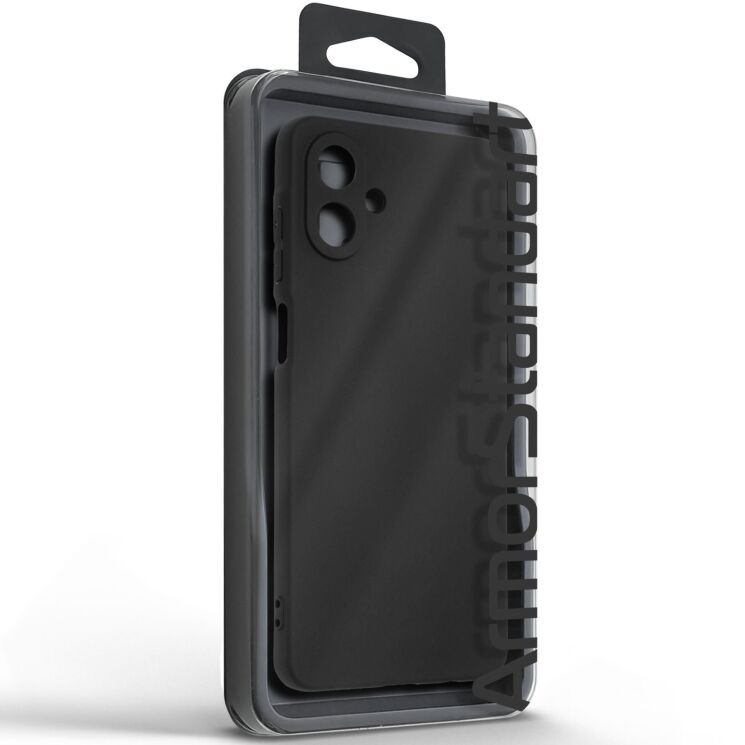 Силіконовий (TPU) чохол ArmorStandart Matte Slim Fit для Samsung Galaxy A07 (A075) - Black: фото 3 з 5