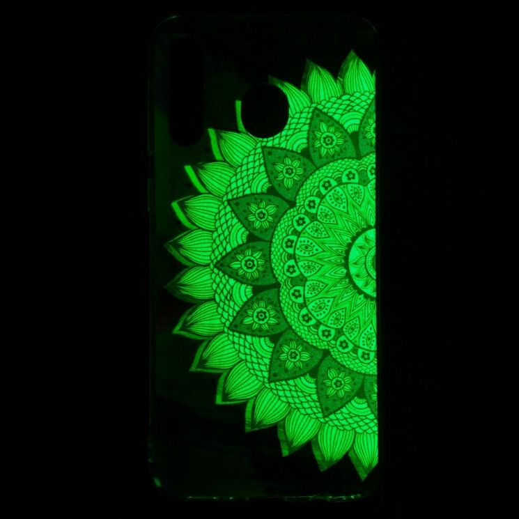 Силиконовый (TPU) чехол Deexe LumiCase для Samsung Galaxy M30 (M305) / A40s (A407) - Flower Pattern: фото 6 из 6