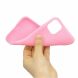 Силіконовий (TPU) чохол Deexe Matte Case для Apple iPhone 11 - Pink (269129P). Фото 4 з 5