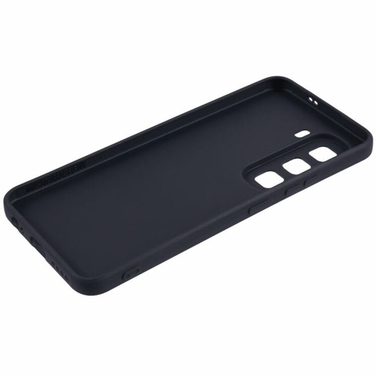 Силиконовый (TPU) чехол Deexe Matte Case для Infinix Hot 50 Pro - Black: фото 4 из 6