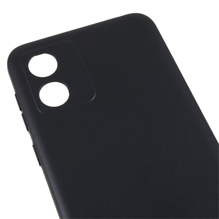 Силиконовый (TPU) чехол Deexe Matte Case для Motorola Moto E13 - Black: фото 6 из 7