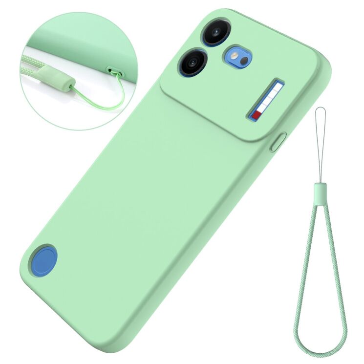 Силіконовий (TPU) чохол Deexe Silicone Case для Nothing Phone (4b) - Green: фото 8 з 9