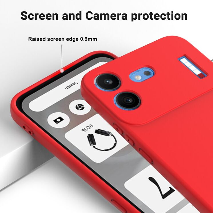 Силіконовий (TPU) чохол Deexe Silicone Case для Nothing Phone (4b) - Green: фото 5 з 9
