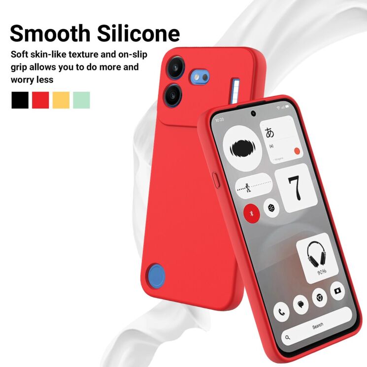 Силіконовий (TPU) чохол Deexe Silicone Case для Nothing Phone (4b) - Green: фото 4 з 9