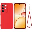 Силиконовый (TPU) чехол Deexe Silicone Case для Realme C85 Pro - Red (403903R)