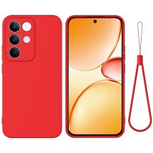 Силиконовый (TPU) чехол Deexe Silicone Case для Realme C85 Pro - Red: фото 1 из 8