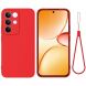 Силиконовый (TPU) чехол Deexe Silicone Case для Realme C85 Pro - Red (403903R). Фото 1 из 8