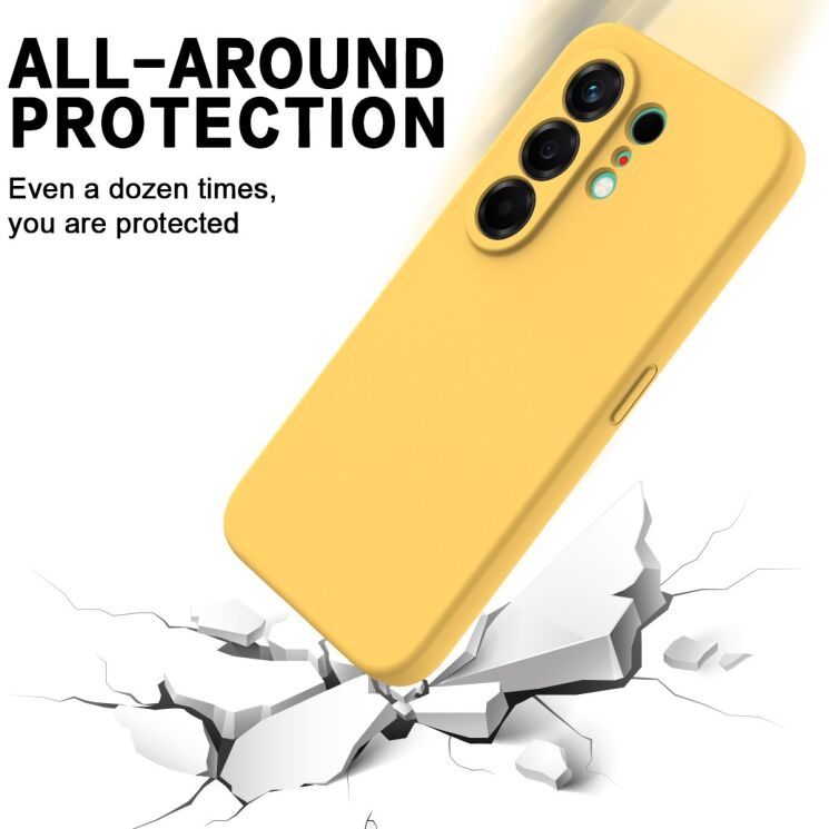Силиконовый (TPU) чехол Deexe Silicone Case для TECNO Camon 50 Pro - Black: фото 6 из 9