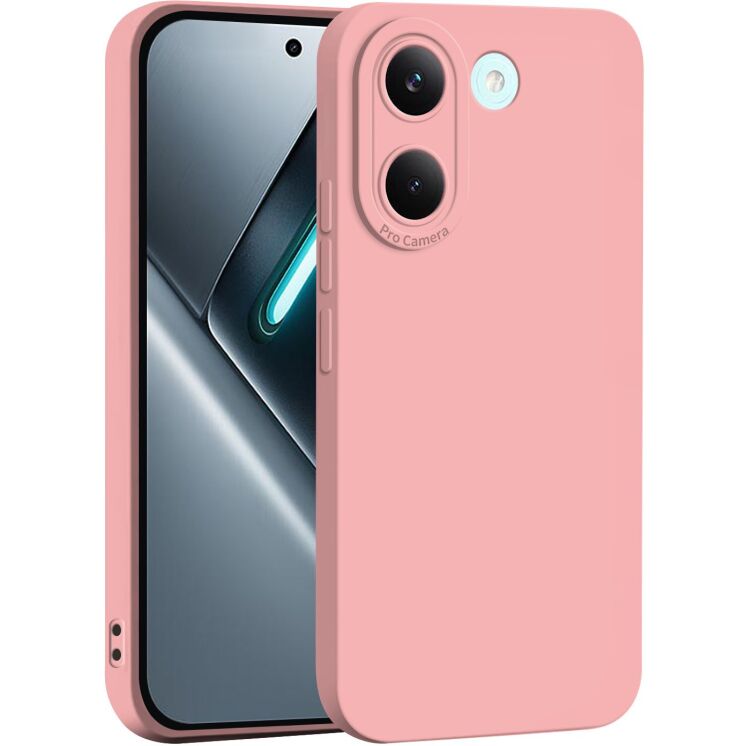 Силиконовый (TPU) чехол Deexe Silicone Case для Xiaomi Poco X8 Pro - Pink: фото 1 из 5