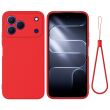 Силіконовий (TPU) чохол Deexe Silicone Case для ZTE Blade V80 Design - Red (432201R)