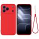 Силиконовый (TPU) чехол Deexe Silicone Case для ZTE Blade V80 Design - Red (432201R). Фото 1 из 9