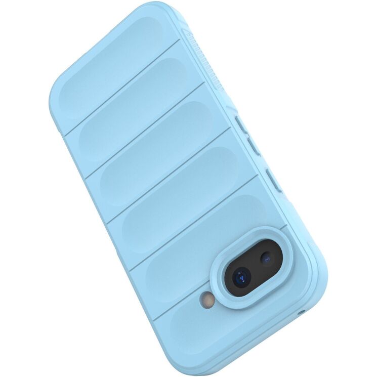 Силиконовый (TPU) чехол Deexe Terra Case для Google Pixel 10a - Baby Blue: фото 2 из 6