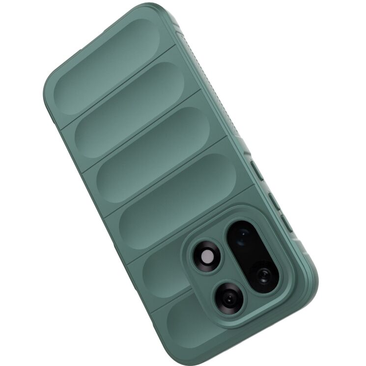 Силиконовый (TPU) чехол Deexe Terra Case для OnePlus 15 - Green: фото 2 из 6