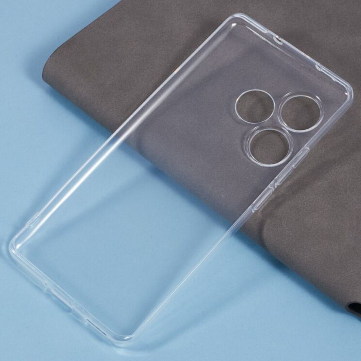 Силиконовый (TPU) чехол Deexe UltraThin для Realme GT 6T / GT 6 - Transparent: фото 4 из 6