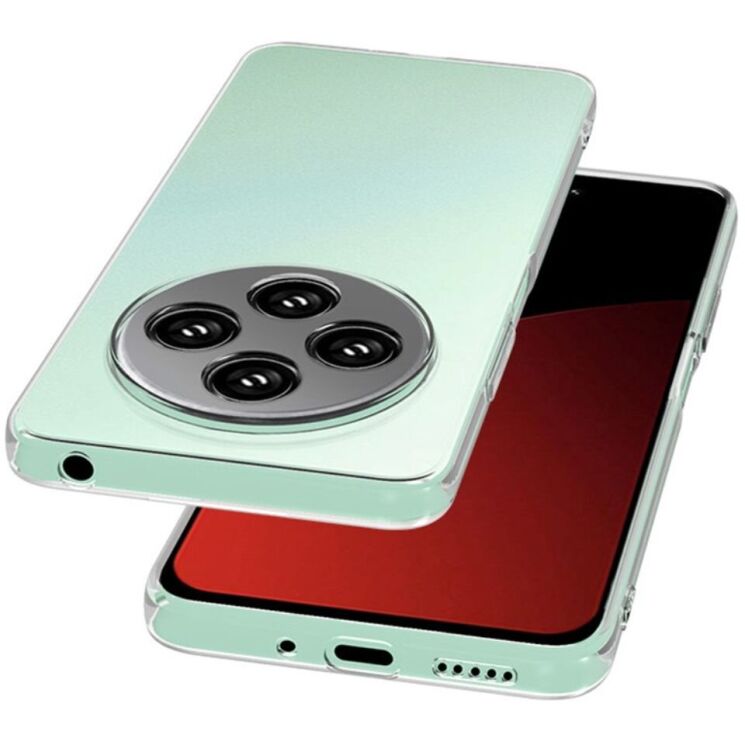 Силиконовый (TPU) чехол Deexe UltraThin для Xiaomi Redmi 14C / Redmi A4 5G / Poco C75 - Transparent: фото 2 из 3