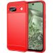 Силиконовый (TPU) чехол MOFI Carbon Fiber для Google Pixel 8A - Red (341035R). Фото 1 из 9