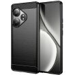 Силиконовый (TPU) чехол MOFI Carbon Fiber для Realme GT 6 / GT 6T - Black (357809B)
