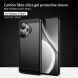 Силиконовый (TPU) чехол MOFI Carbon Fiber для Realme GT 6 / GT 6T - Blue (357809L). Фото 3 из 10