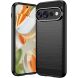 Силиконовый (TPU) чехол UniCase Carbon для Google Pixel 11 / 11 Pro - Black (425534B). Фото 1 из 9