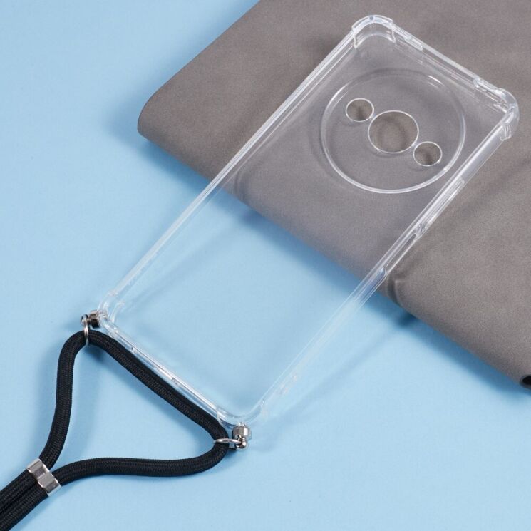 Силиконовый (TPU) чехол UniCase Carrying AirBag для Xiaomi Redmi A3 - Transparent: фото 2 из 5