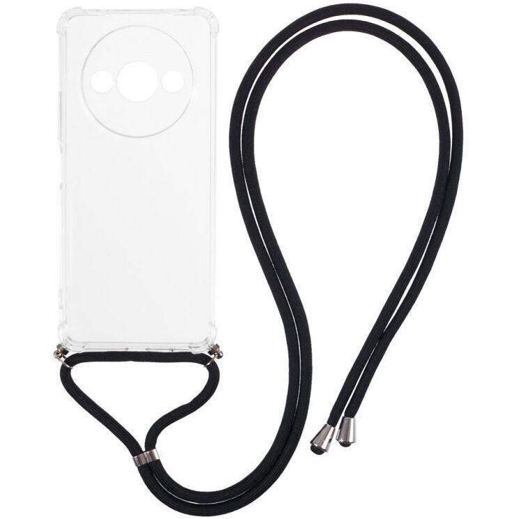 Силиконовый (TPU) чехол UniCase Carrying AirBag для Xiaomi Redmi A3 - Transparent: фото 1 из 5