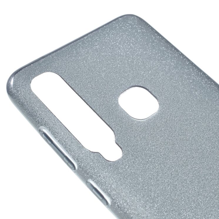 Силиконовый (TPU) чехол UniCase Glitter Cover для Samsung Galaxy A9 2018 (A920) - Black: фото 4 из 6