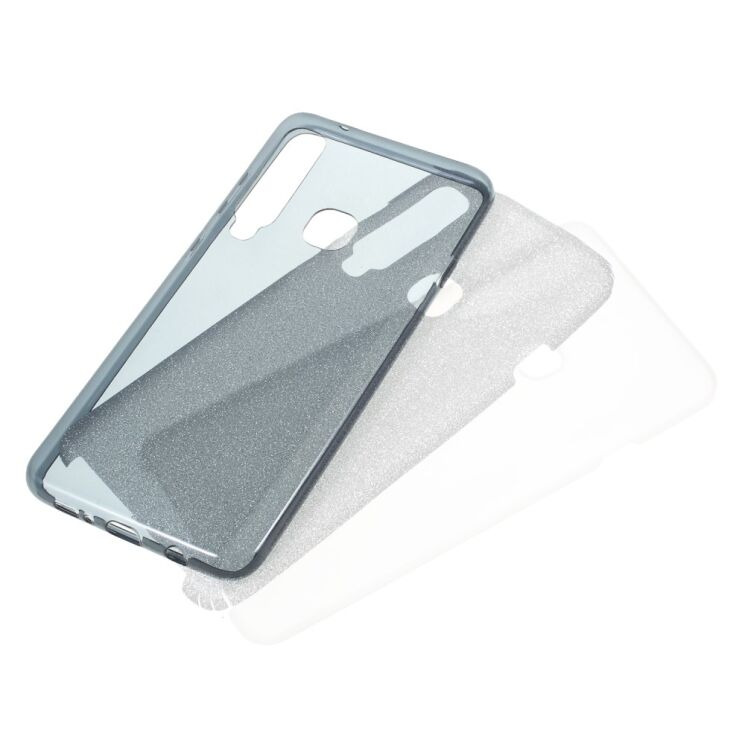 Силиконовый (TPU) чехол UniCase Glitter Cover для Samsung Galaxy A9 2018 (A920) - Black: фото 6 из 6