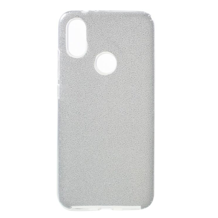 Силиконовый (TPU) чехол UniCase Glitter Cover для Xiaomi Mi 6X / Mi A2 - Silver: фото 1 из 3