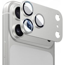 Скло на камеру Deexe MonoShield Camera Protect для iPhone 18 Pro - Silver: фото 1 з 6
