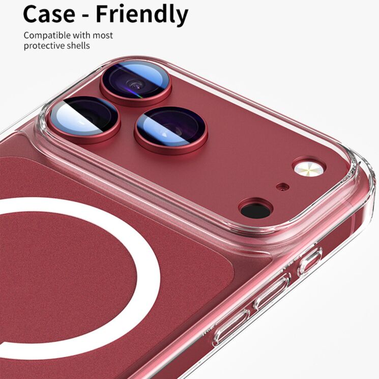 Скло на камеру Deexe MonoShield Camera Protect для iPhone 18 Pro - Silver: фото 3 з 6