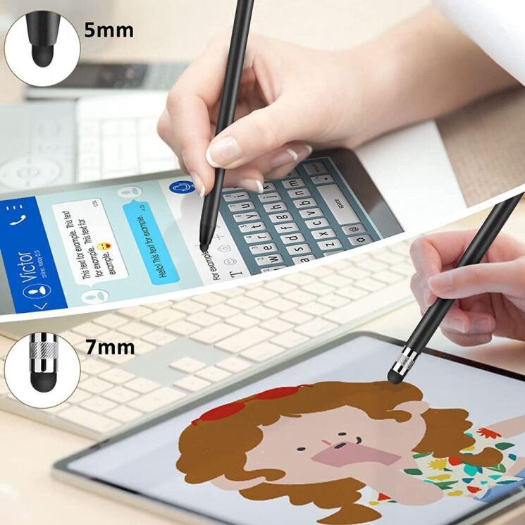 Стилус Tech-Protect Touch Stylus - Black: фото 4 з 4