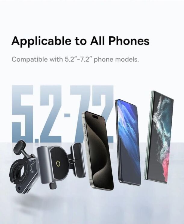 Велосипедный держатель Baseus PrimeTrip Series (C40569000121-00) - Cosmic Black: фото 21 из 26