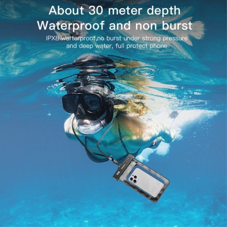 Влагозащитный чехол YESIDO WB10 Waterproof Bag - Black: фото 5 из 10