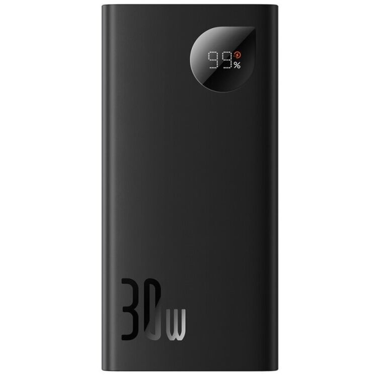Внешний аккумулятор Baseus Digital Display 30W (10000mAh) PPAD040 - Black: фото 5 из 13