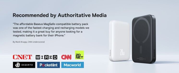 Внешний аккумулятор Baseus Magnetic Mini 20W (10000 mAh) PPCX070001 - Black: фото 23 из 23