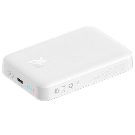 Внешний аккумулятор Baseus Magnetic Mini 20W (10000 mAh) PPCX070002 - White: фото 6 из 23