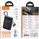 Внешний аккумулятор Hoco J171 Edge 22.5W + PD20W (10000mAh) + кабель Type-C + Lightning - Black (995807B). Фото 4 из 7