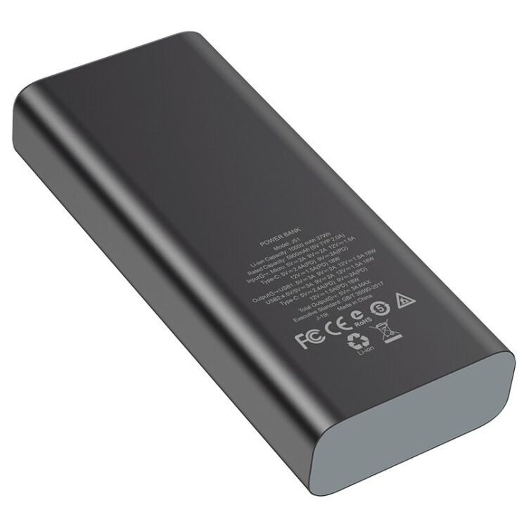 Внешний аккумулятор Hoco J51 Cool Power (10000mAh) - Black: фото 2 из 8
