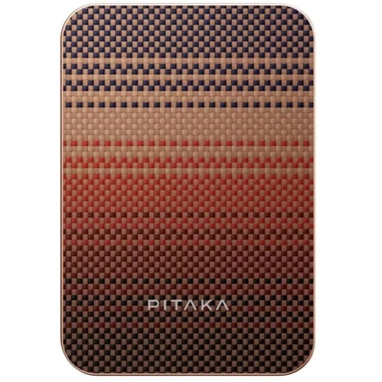 Зовнішній акумулятор Pitaka Aramid Fiber Magnetic Qi2 20W (10000mAh) PBQ2502 - Sunset: фото 3 з 8