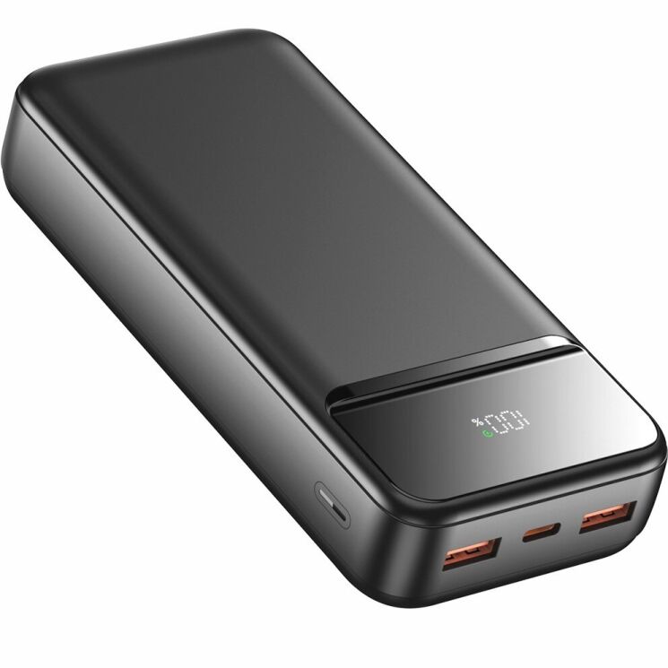 Внешний аккумулятор SWISSTEN Power Line II 22.5W (20000mAh) - Black: фото 1 из 4