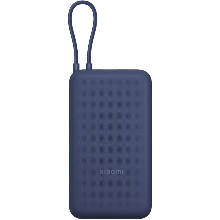 Зовнішній акумулятор Xiaomi 33W Integrated Cable (20000mAh) BHR8975GL - Blue: фото 2 з 5
